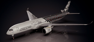 空客Airbus A350 XWB空客飞机模型3D