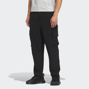 阿迪达斯武宗系列拒水防泼柔软亲肤多口袋锥形运裤 JL9355 男运动裤