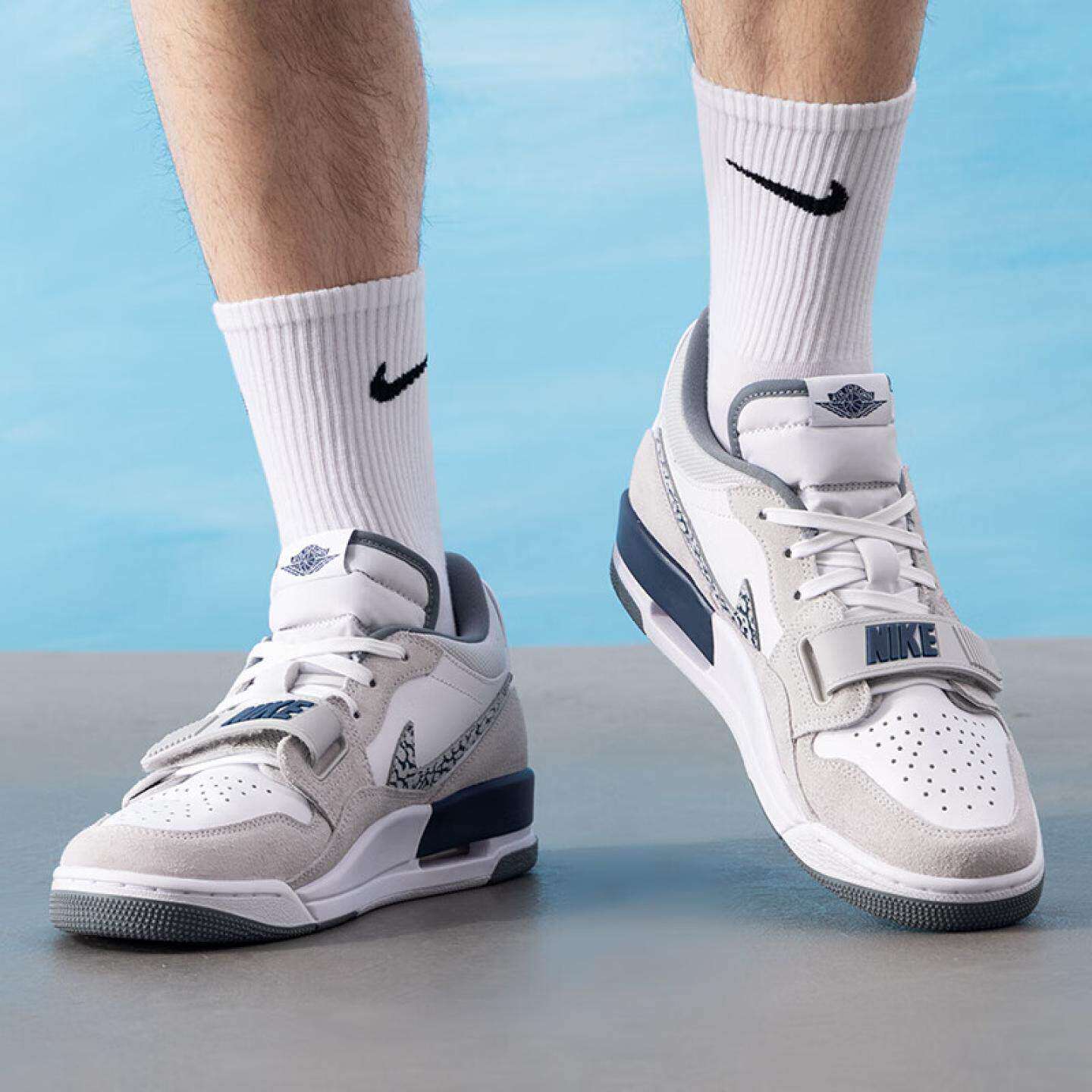 NIKE耐克低帮休闲鞋男鞋2025夏季新款透气运动鞋篮球鞋CD7069-124