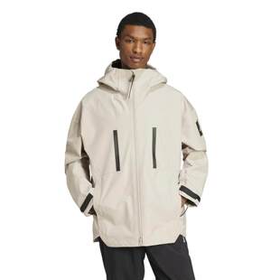 adidas阿迪达斯连帽防风外套2024秋男三条杠运动梭织夹克 IZ4618