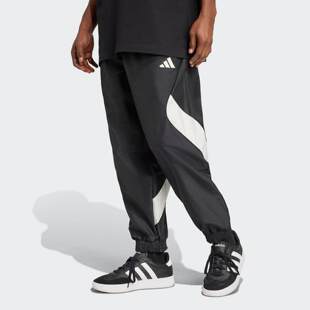 adidas阿迪达斯秋季 男子梭织长裤 网球风宽松运动休闲裤 JN1830 新款