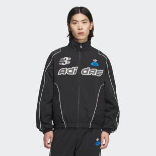 JM8034 立领宽松夹克机车服JM8033 阿迪达斯三叶草外套男装 春新款