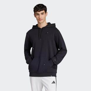 阿迪达斯男子春季 连帽防风户外休闲简约运动套头卫衣JJ4005 新款