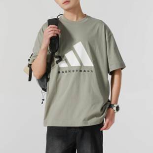 新款 阿迪达斯短袖 2025春季 女款 训练舒适户外透气T恤JD6127 T恤男款