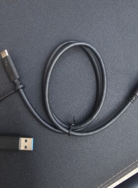 大厂代工雷电5 80gb 240w二合一硬盘全能线 带usb3.1转接头0.6米
