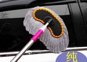 车晟洗车刷子 蜡把蜡掸长杆软毛洗车拖把 水刷洗车蜡把工具