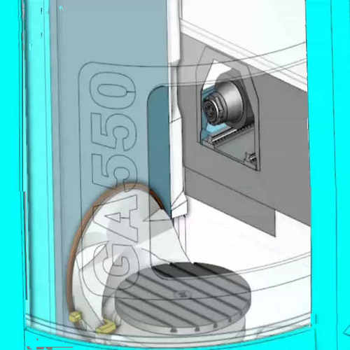 格劳博G550-VERICUT仿真机床VT机床仿真模型已搭建好可以直接使用