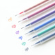 韩国文具透明磨砂水彩笔中性笔 学生签字笔手账水笔 0.5mm水粉笔