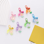 小清新花朵钥匙扣airpods保护套耳机壳挂件创意diy手机壳链条小