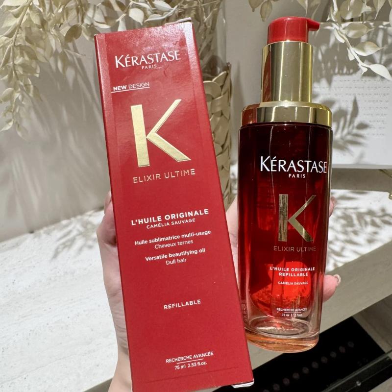 山茶花护发亮泽柔顺修护精油