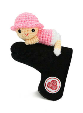 Amimono爱美乐手工编织高尔夫Golf Putter Cover推杆套