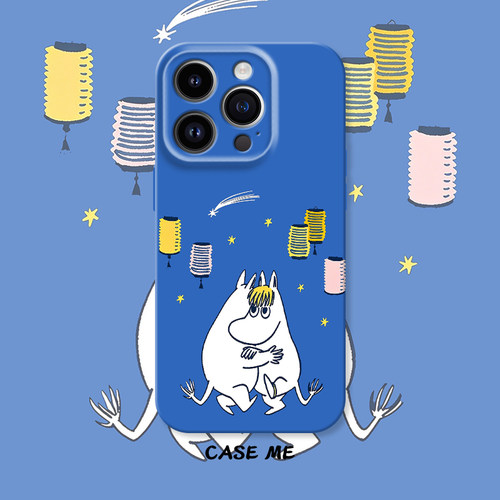 姆明Moomin适用iphone17/16pro苹果18Promax华为NOVA16/NOVA15nova14荣耀X70/vivoX300/X200S/X100/x90手机壳
