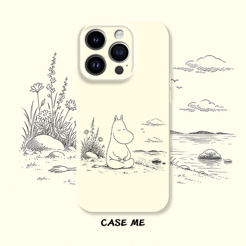 岸畔清宁姆明适用iphone16/15pro苹果13/14Promax华为P70畅享70/60pro荣耀200/100一加13/12/ACE5/ACE3手机壳