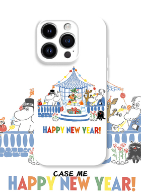 姆明一家 适用iphone17pro苹果15Promax华为P70/NOVA13/荣耀300/magic7/6/5/小米17/vivox200卡通mumin手机壳