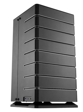 ABEE RS07全铝mini机箱CNC工艺3D高光面板ITX/ATX主板电源机箱