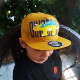 春秋新款男童恐龙帽子 2-4-8岁儿童帽宝宝鸭舌帽小孩潮流棉棒球帽