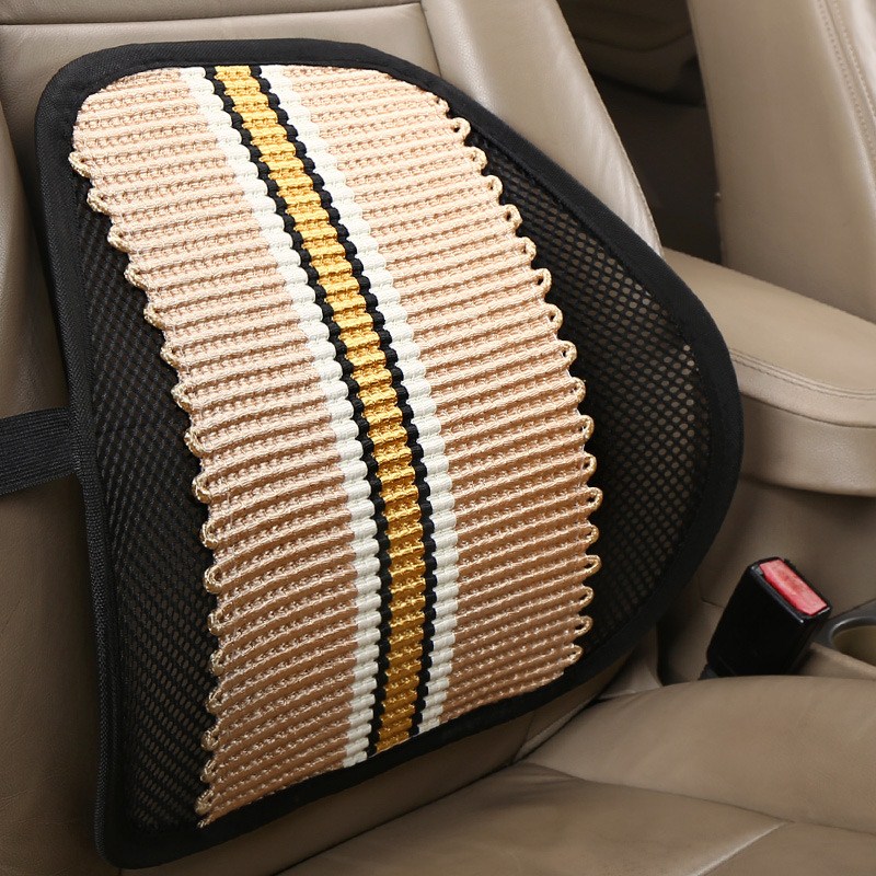 四季透气汽车腰靠办公室冰丝护腰