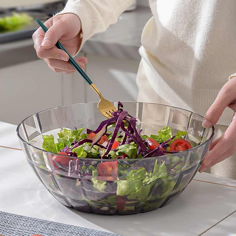轻奢风水果盘盘子现代沙拉碗客厅家用简约干果盘糖果零食盘瓜子