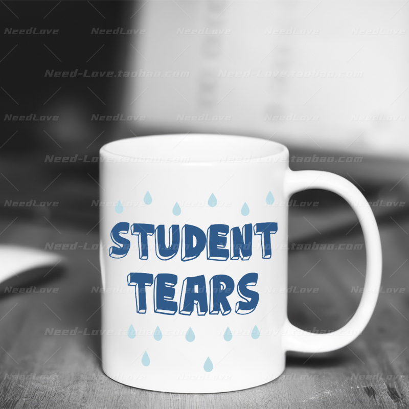 Student Tears学生的眼泪马克杯老师喝水杯子美式毕业教师节礼物