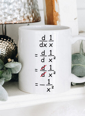 Impossible maths不可能的数学公式马克杯水杯杯子学生老师礼物