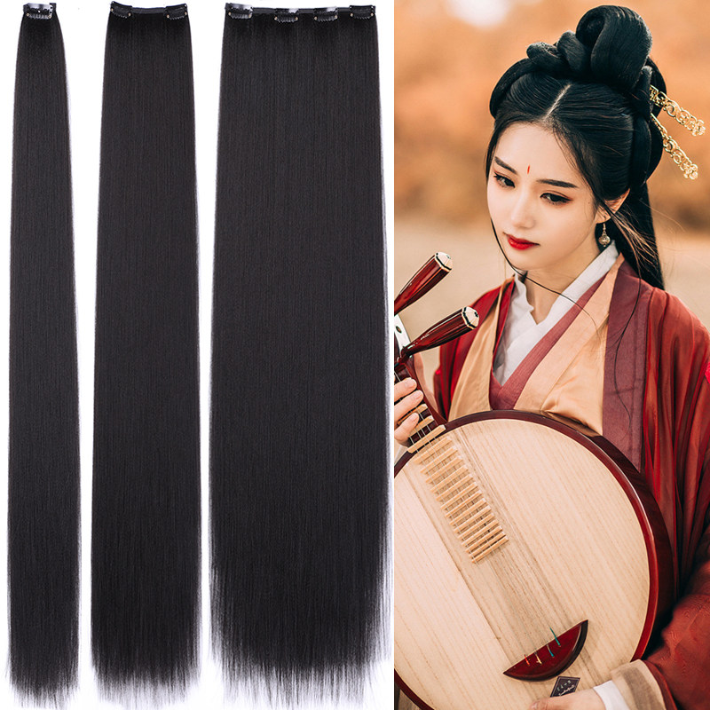 古装假发升级款玉米须不打结长发片拍摄汉服发型发排cos古风造型