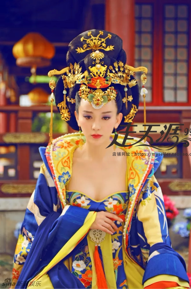 唐朝影视古装皇后假发演出大唐贵妃宫心计发套反串一体整顶头套