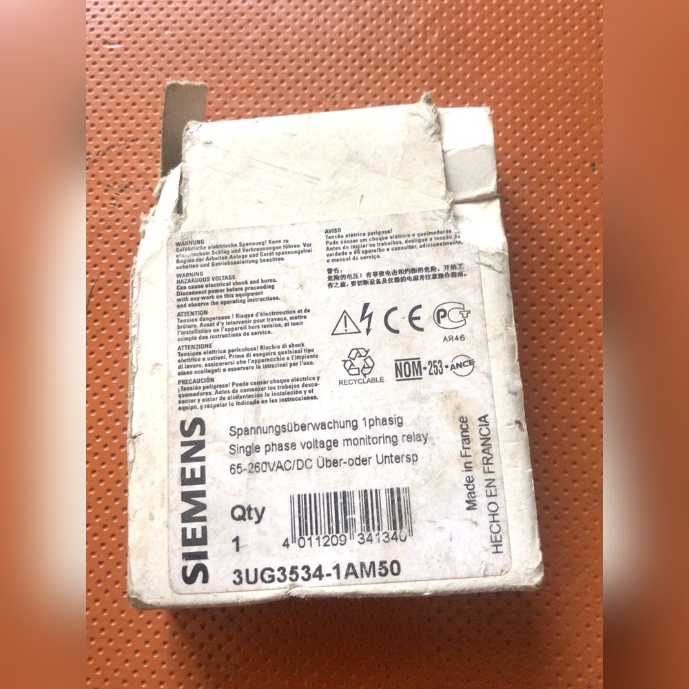 原装电压监测继电器3UG3534-1AM50 议价