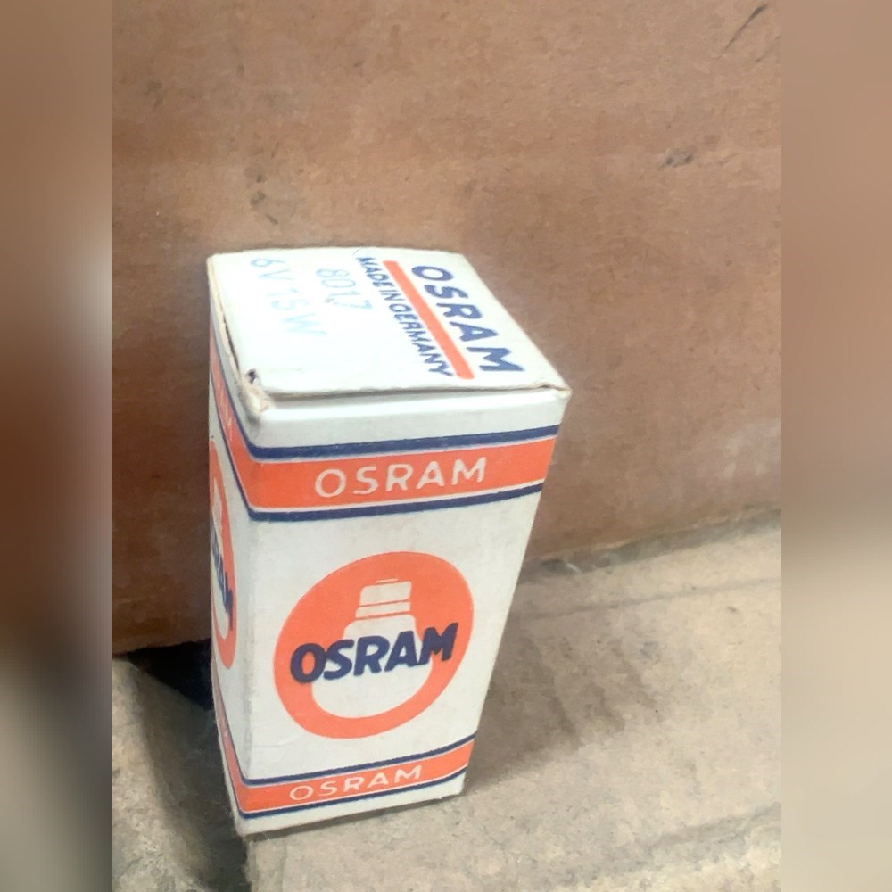 德国原装OSRAM欧司朗 6V 15W 白炽灯泡未拆封 议价