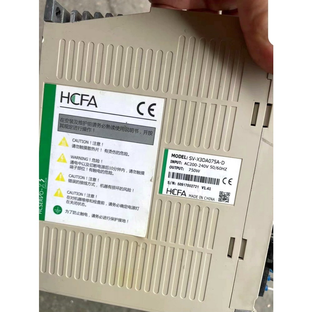 SV-X3DA075A-D 750W伺服电机驱动器一套拆 议价