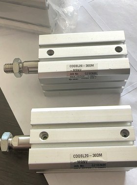 气动元件SMC原装进口气缸CDQSL20-30DM吧虽 议价