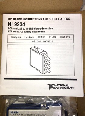 NI 9234模块原装实物如图4通道声音与振动采集模块 议价