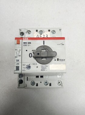 ABB电动机马达断路器MS 325 现货实拍图 成色如图所示 议价