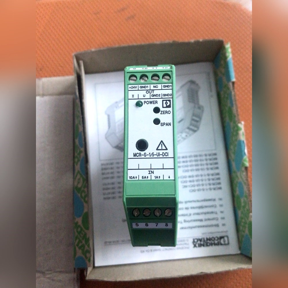 原装菲尼克斯电压测量变送器 MCR-S-1-5-UI-DCI 议价