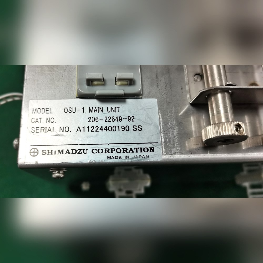 SHIMADZU OSU-1 MAIN UNIT 不会测 议价
