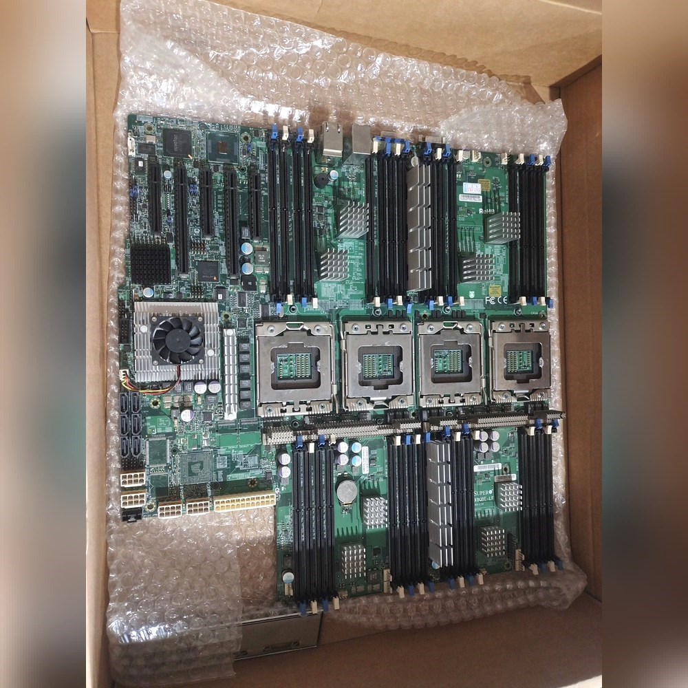 测试完好超微X8QB6-FX8QBE-F 四路服务器主板 议价