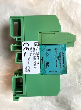 原装的菲尼克斯继电器模快EMG 10-RELKSR-G 议价