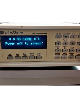 LakeShore450高斯计实物拍摄使用中换下功能正常 议价