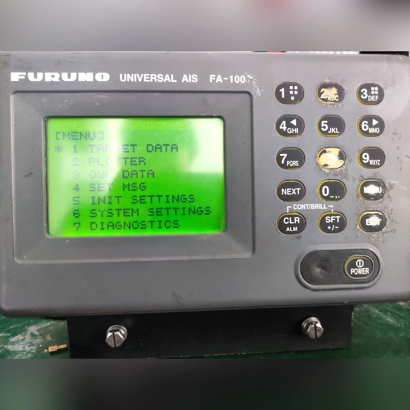古野FA-100 AIS液晶刚换新本机模块换好定位正常a 议价