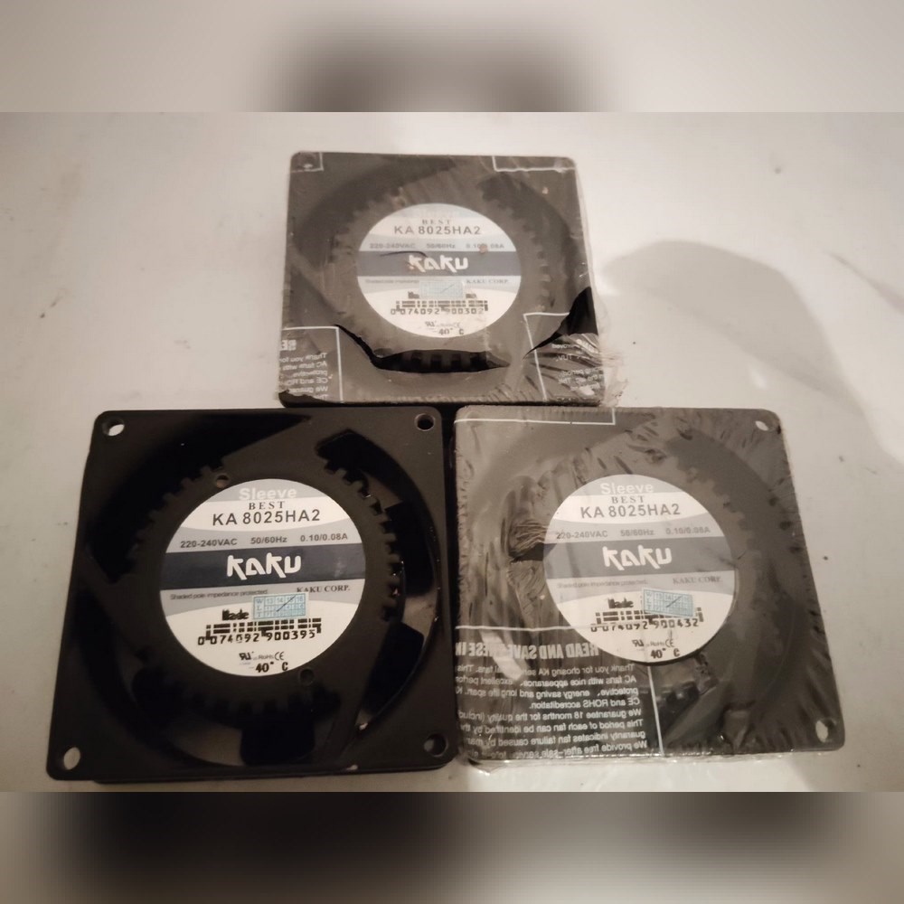 KA8025HA2 原装 卡固滚珠导线 机箱机柜散热风扇 议价