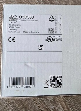 原装易福门3D成像系统O3D303德国制造质量保证! 议价