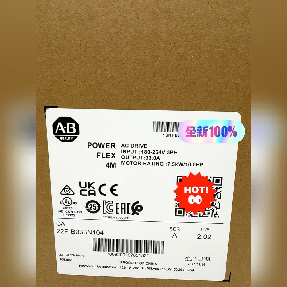 22F-B033N104罗克韦尔AB变频器22FB033N1 议价