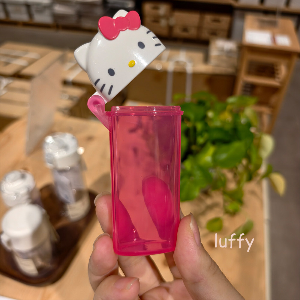三丽鸥hellokitty棉签收纳盒旅行便携棉签盒图片
