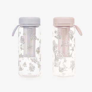 日本afternoontea原创花卉树脂运动水杯水壶