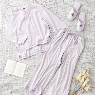 日本francfranc弹力运动家居服家居套装睡衣套装