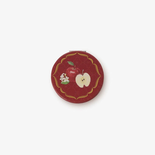 日本afternoontea迷你小镜子小苹果可爱小化妆镜旅行镜子