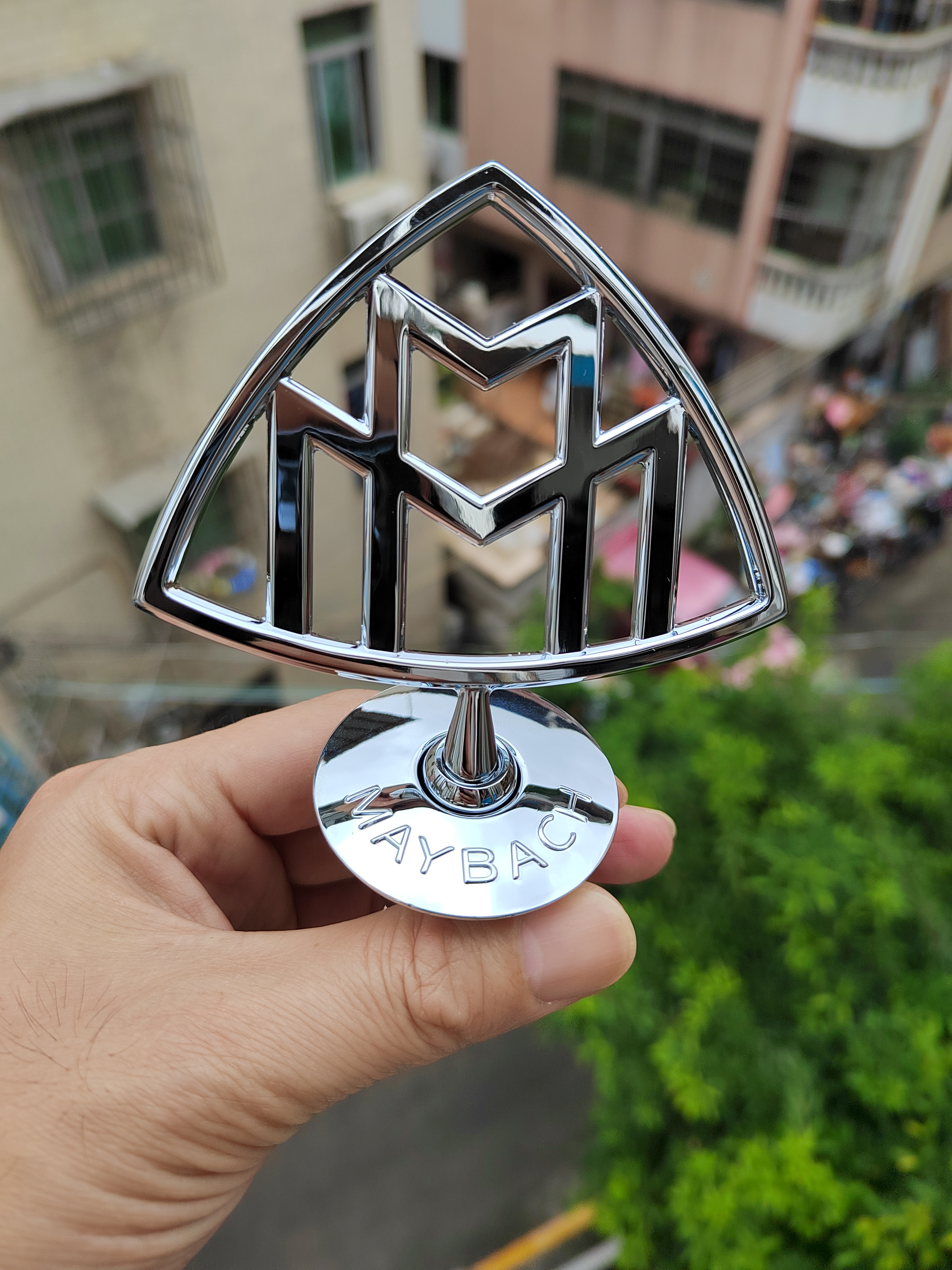 奔驰迈巴赫车标S480 S450标志 GLS480 GLS600原厂立标后标轮毂盖