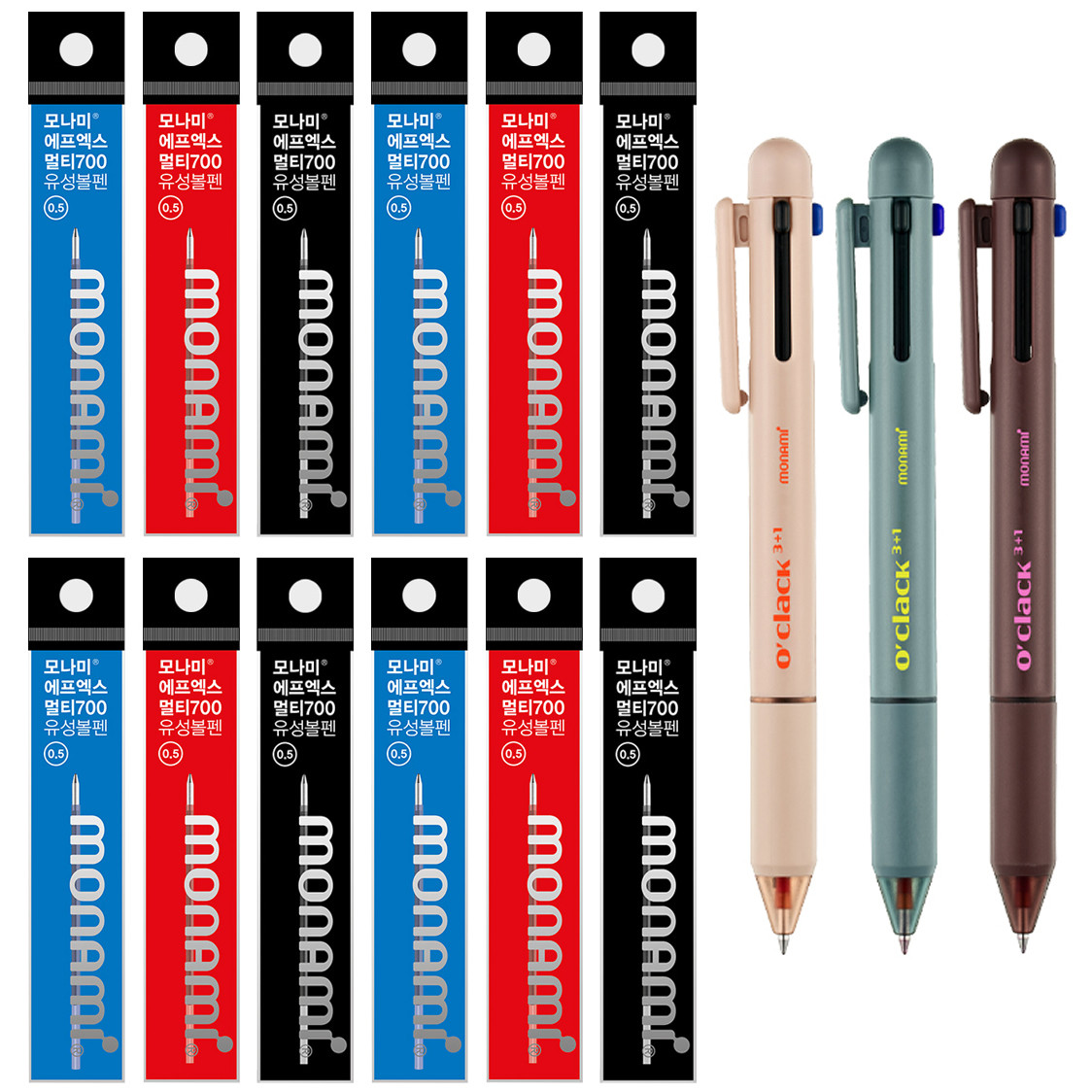 o'clack3+1替芯适配慕那美圆珠笔