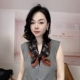 围巾百搭西丽纱丝巾夏季 薄款 防晒女士长巾黑色小马车 时尚 2025新款