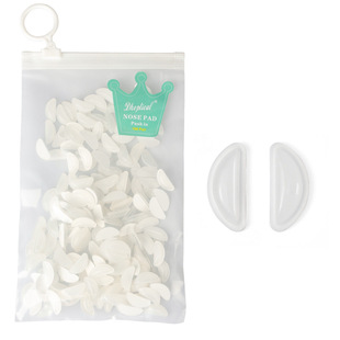 (100副)眼镜鼻垫D型硅胶板材眼镜鼻托鼻贴垫高增高空气气囊气垫