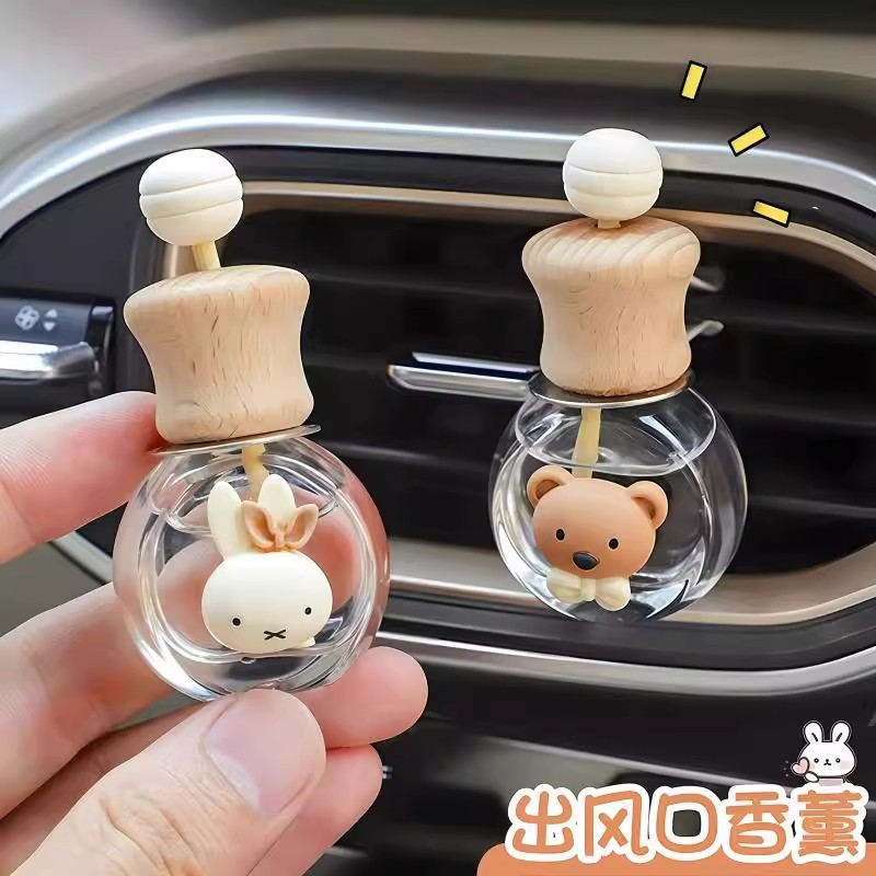 車載香水香氛空瓶空調出風口擺件